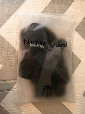 Nurse Yard Black Socks L/XL - Packaged